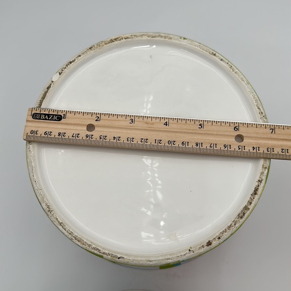 Linens & Things Cookie Jar,Retired Rare Hatbox Ladybug Plaid Bee Cookie Jar - Picture 15 of 16